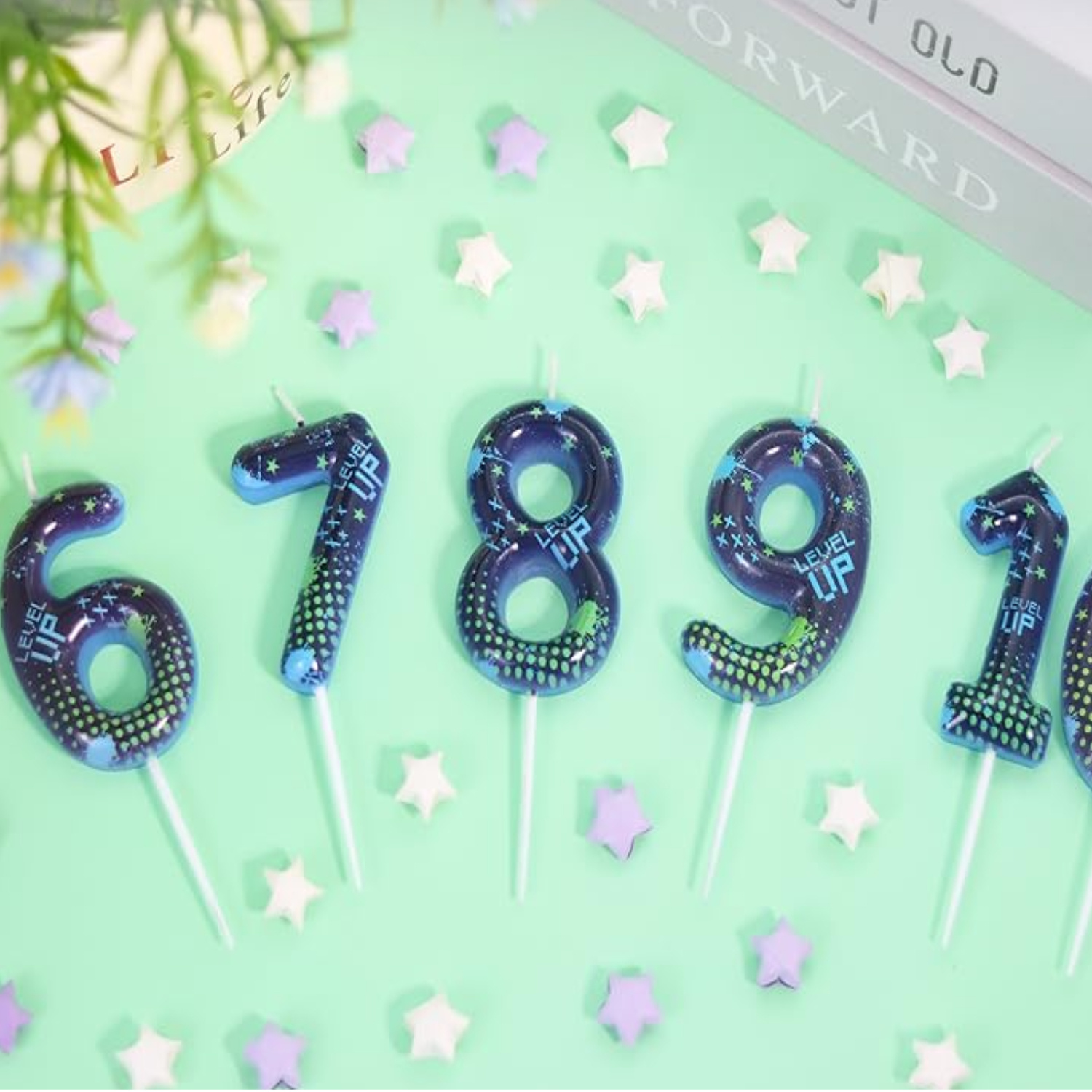 Blue Game Boy 0-9 Birthday Can - огляд і ціна Candle Supplies Video